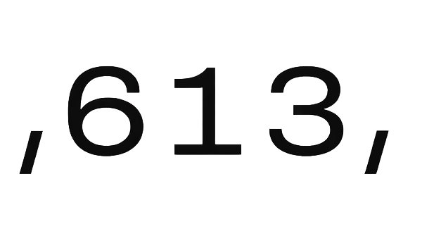613