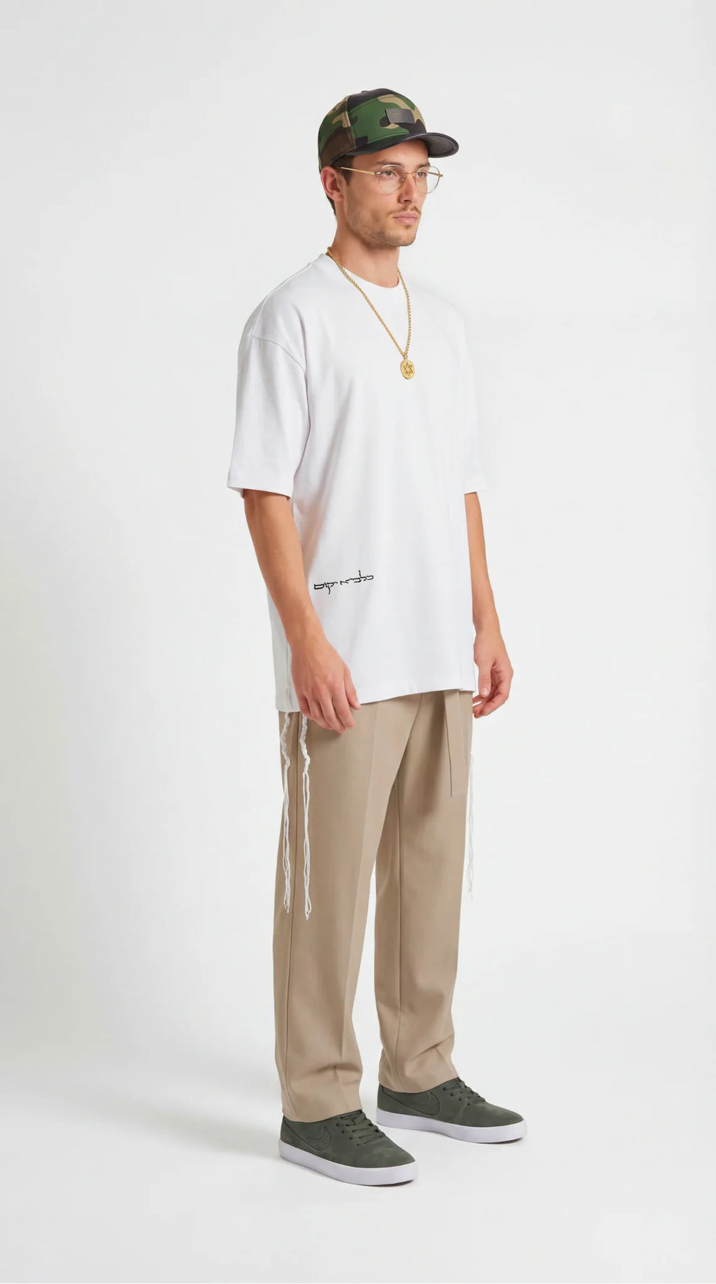 T-shirt 613 Lion King David blanc  – Héritage Royal 